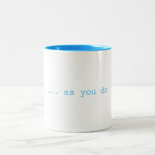 Taza Bicolor Como usted asalta