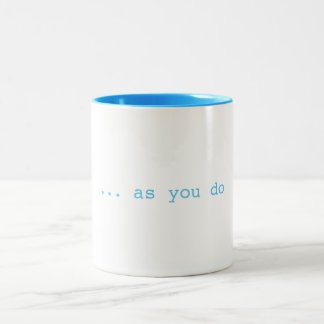 Taza Bicolor Como usted asalta