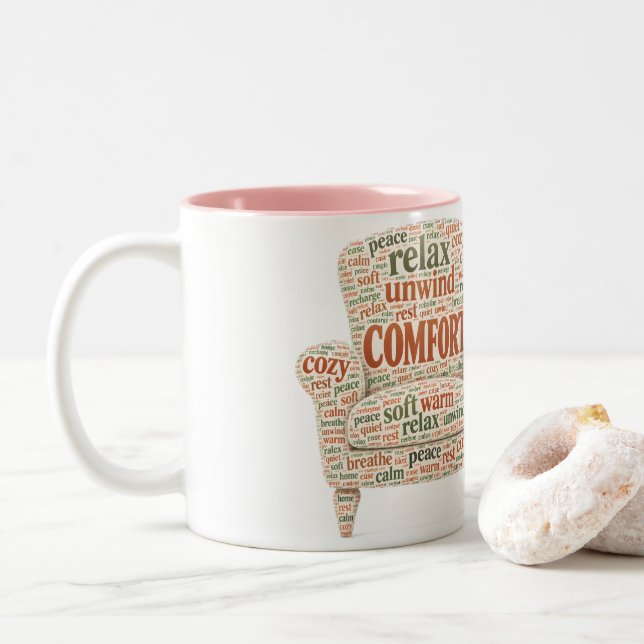 Taza Bicolor Comodidad (Con donut)