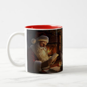 Taza Bicolor Compañero de Santa
