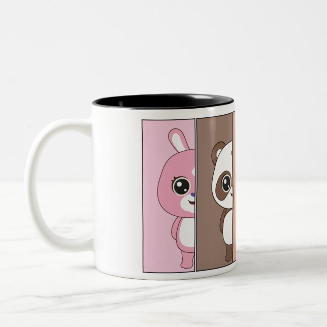 Taza Bicolor Compañeros alegres para música de juego creativa (Izquierda)