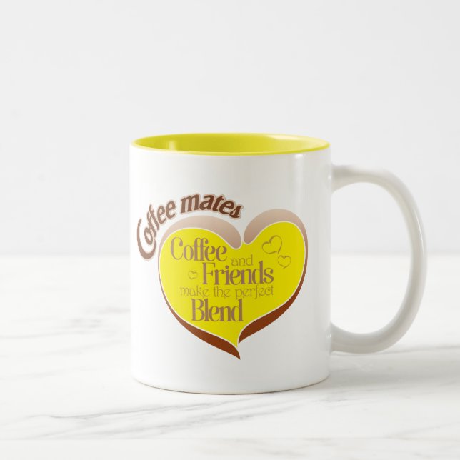 Taza Bicolor Compañeros de café (Derecha)