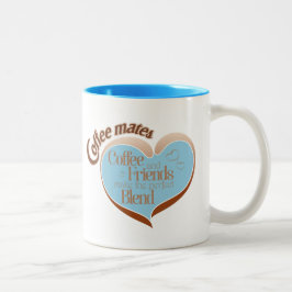Taza Bicolor Compañeros de café