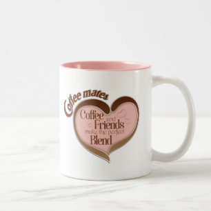 Taza Bicolor Compañeros de café
