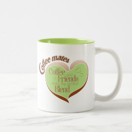 Taza Bicolor Compañeros de café