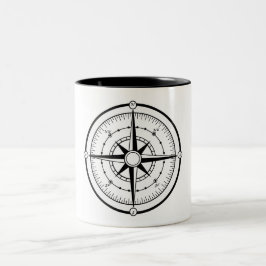 Taza Bicolor Compás BW