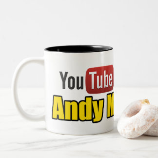 Taza Bicolor Compatible con Andy Mechanic Mug-coffee y té