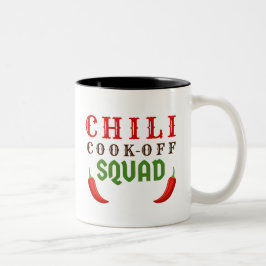 Taza Bicolor Competencia De Cocción Chili Cocinar Squad