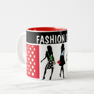 Taza Bicolor COMPRANDO A LAS Damas DE RECOLECCIÓN DE REINAS