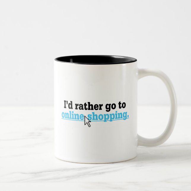 Taza Bicolor Compras en línea (Derecha)