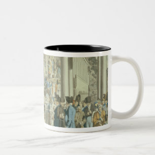 Taza Bicolor Comunidad de la salud en la fuente de Karlsbader