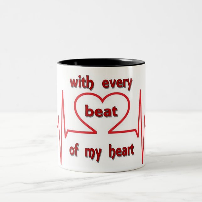 Taza Bicolor Con cada golpe (Centro)