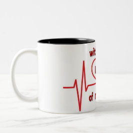 Taza Bicolor Con cada latido