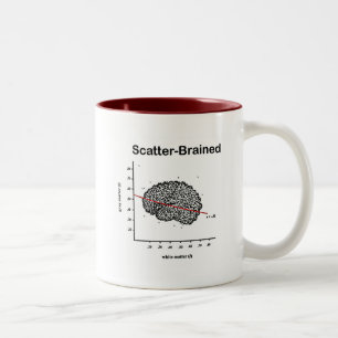 Taza Bicolor Con cerebro disperso