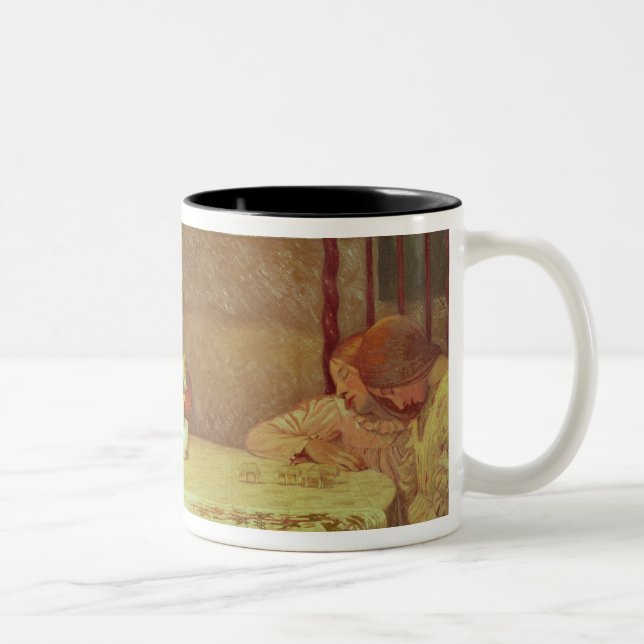 Taza Bicolor Con la profundidad del invierno (Derecha)