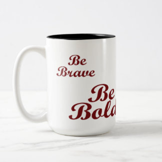 Taza Bicolor Con valentía