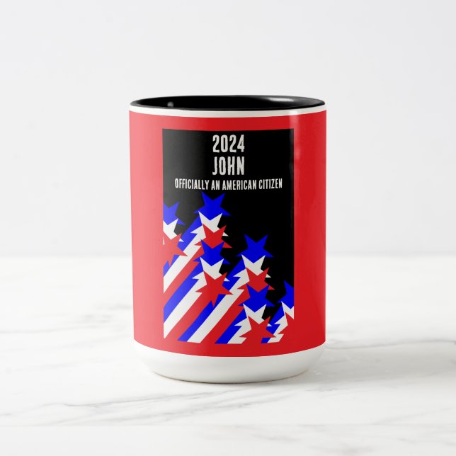Taza Bicolor Conceden ciudadanía estadounidense (Centro)
