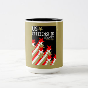 Taza Bicolor Conceden ciudadanía estadounidense