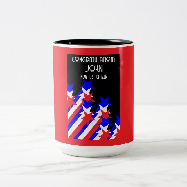 Taza Bicolor Conceden ciudadanía estadounidense (Centro)