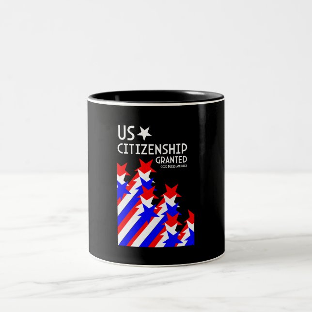 Taza Bicolor Conceden ciudadanía estadounidense (Centro)
