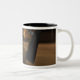 Taza Bicolor Concepto para el explorador volcánico de la vida