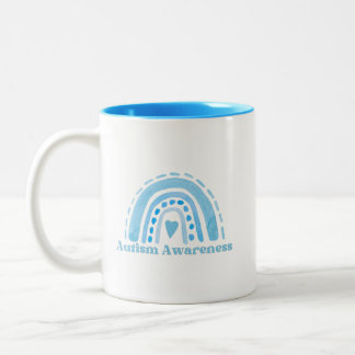 Taza Bicolor Conciencia sobre el autismo Mug de dos tonos, 11 o