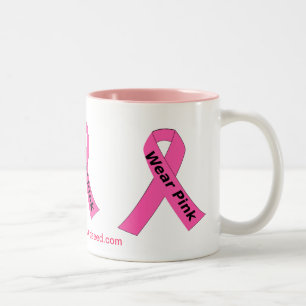 Taza Bicolor Conciencia sobre el cáncer