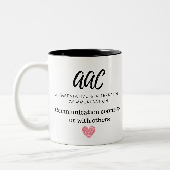 Taza Bicolor Concientización del AAC (Izquierda)