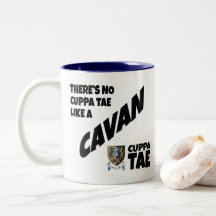 Condado de Cavan Ireland Two-Tone Coffee Mug