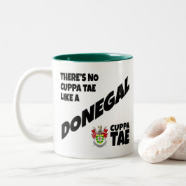 Taza Bicolor Condado de Donegal Ireland Dos Tone Coffee Mug