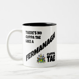 Taza Bicolor Condado de Fermanagement Irlanda Dos Tones Café Mu