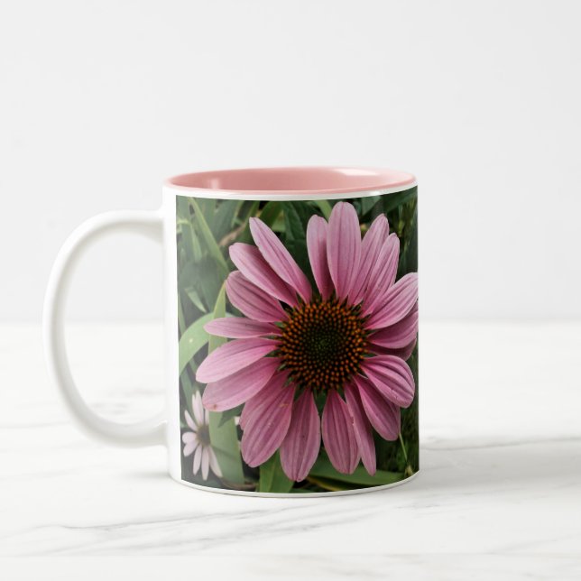 Taza Bicolor Coneflower púrpura (Izquierda)