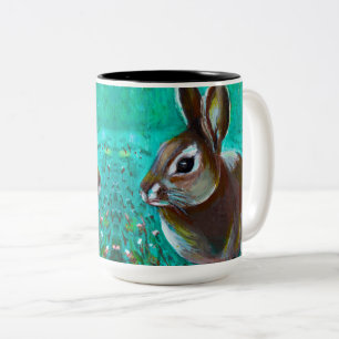 Taza Bicolor Conejito