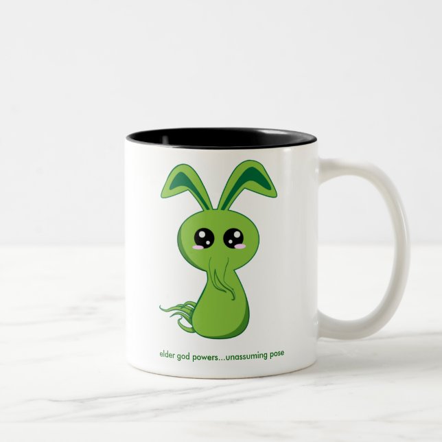 Taza Bicolor Conejito de Cthulhu (Derecha)