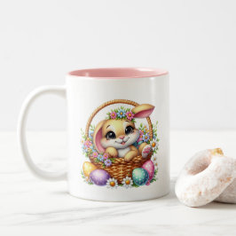 Taza Bicolor Conejito de Pascua