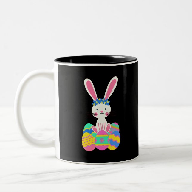 Taza Bicolor Conejo de Pascua (Izquierda)