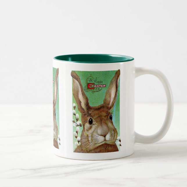 Taza Bicolor Conejo de Pascua (Derecha)