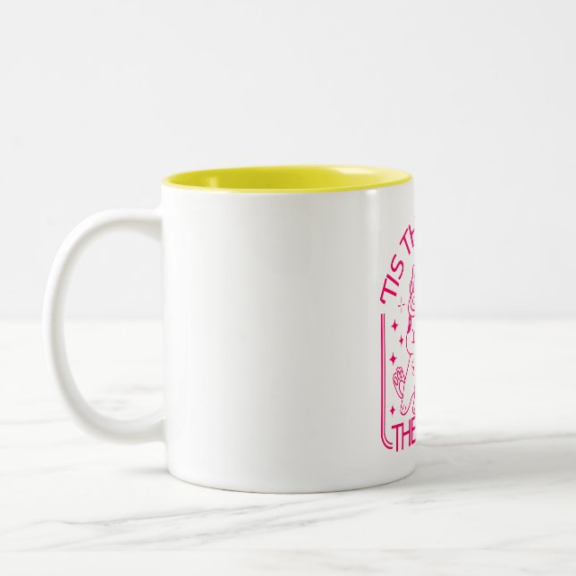 Taza Bicolor Conejo del Zodiaco Chino (Izquierda)