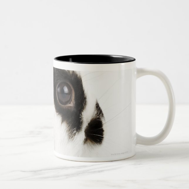 Taza Bicolor Conejo lanoso del jersey (Derecha)