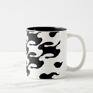 Taza Bicolor Conejos