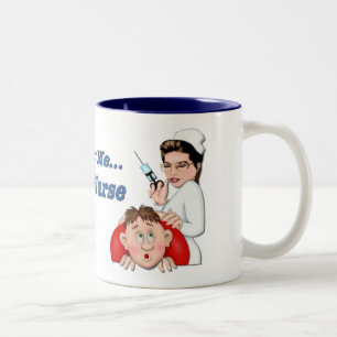 Taza Bicolor Confía en mí - Soy enfermera