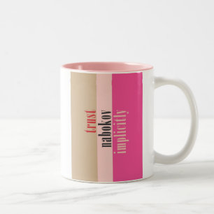 Taza Bicolor "Confianza Nabokov implícito "