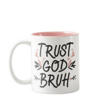 Confiar en Dios Bruh Biblia Verse Cristiano Modern