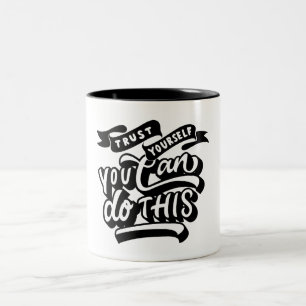Taza Bicolor Confiar en el autocafé Mug Design