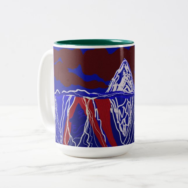 Taza Bicolor Congelado en secuencia (Anverso izquierdo)