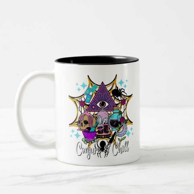 Taza Bicolor Conjure & Chill (Izquierda)