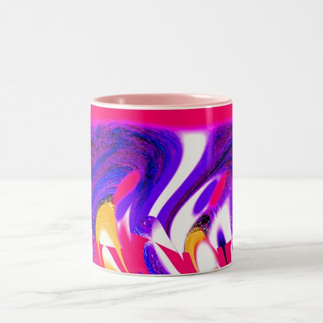 Taza Bicolor Conmovedores Espíritus De Verano (Centro)