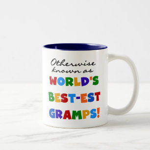 Taza Bicolor Conocidos como los mejores Gramps