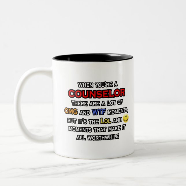 Taza Bicolor Consejero... OMG WTF LOL (Izquierda)