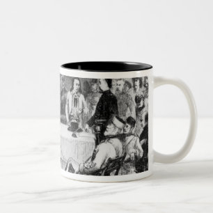 Taza Bicolor Consejo de Bull de sentada, 1877